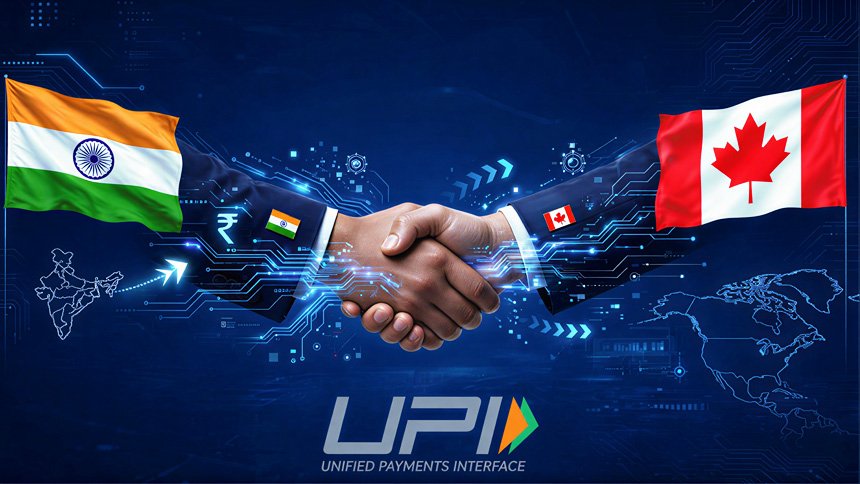 UPI, IndiaCanada, UPIPayments, DigitalPayments, CrossBorderPayments, Remittances, Fintech, Canada