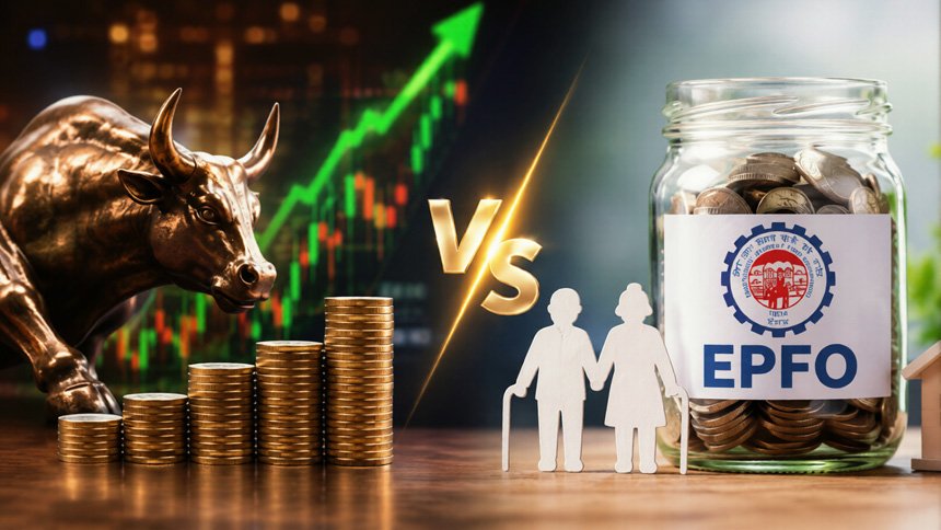 EPF, StockMarket, Investment, PersonalFinance, RetirementPlanning, WealthCreation, EPFO, FinancialPlanning